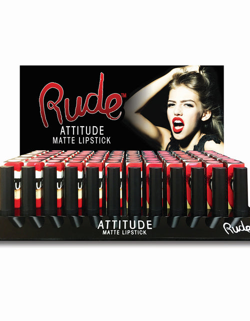 Load image into Gallery viewer, RUDE Attitude Matte Lipstick Acrylic Display Set A, 144 Pieces + 12 Testers
