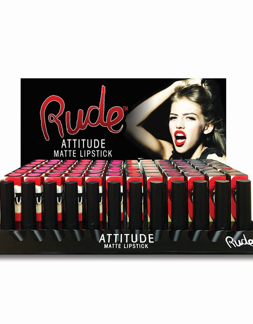 Load image into Gallery viewer, RUDE Attitude Matte Lipstick Acrylic Display Set B, 144 Pieces + 12 Testers
