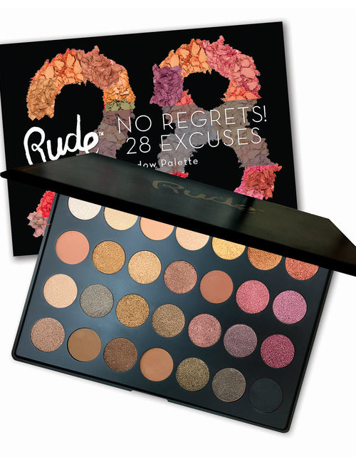 Load image into Gallery viewer, RUDE No Regrets! 28 Excuses Eyeshadow Palette (DC) - Scorpio

