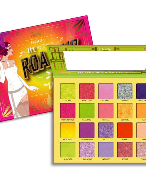 Load image into Gallery viewer, RUDE The Roaring 20's Eyeshadow Palette - Neons
