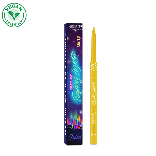 Load image into Gallery viewer, RUDE City of Flashing Lights Micro Retractable Liner - Always On
