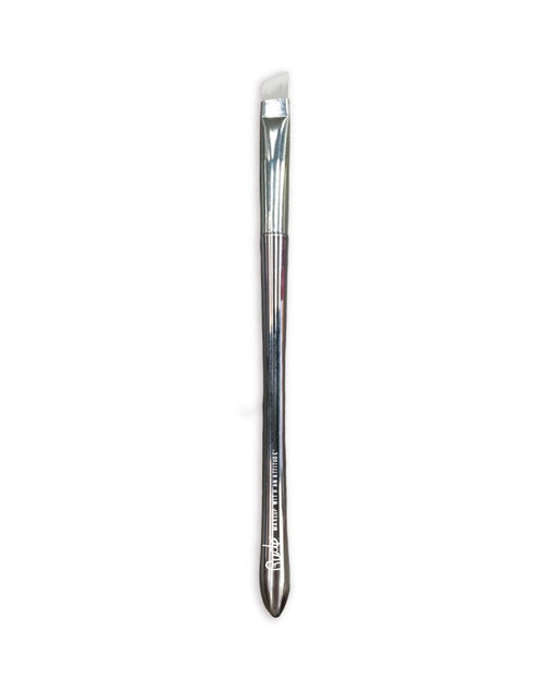 Load image into Gallery viewer, RUDE Silver Bullet Brush - Angled Liner Brush

