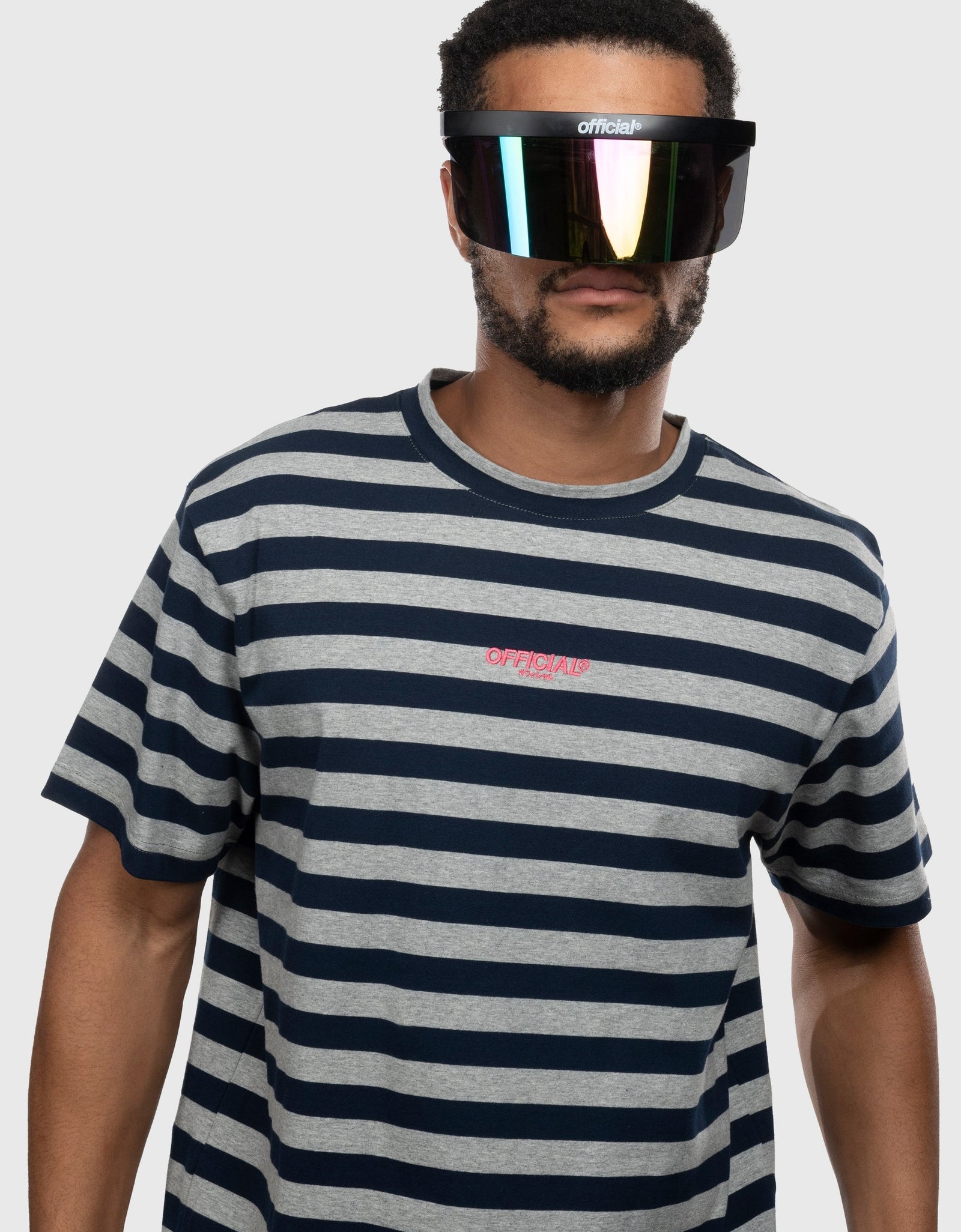 Rainbow Mirror Face Visor / Eye Shield by The Official Brand