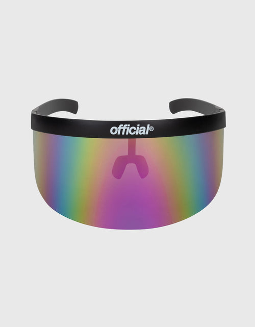 Load image into Gallery viewer, Rainbow Mirror Face Visor / Eye Shield by The Official Brand
