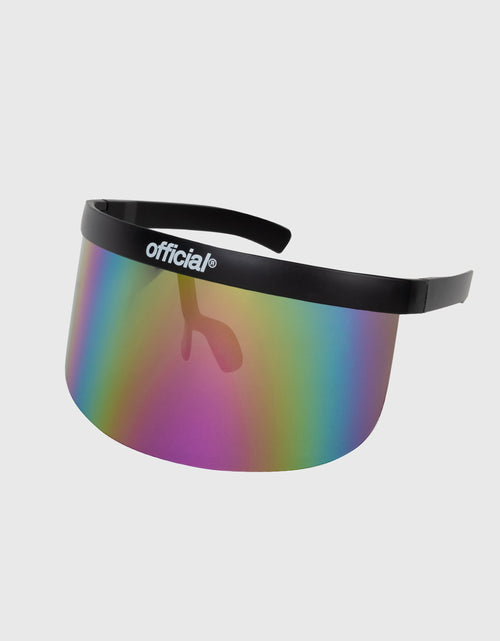 Load image into Gallery viewer, Rainbow Mirror Face Visor / Eye Shield by The Official Brand
