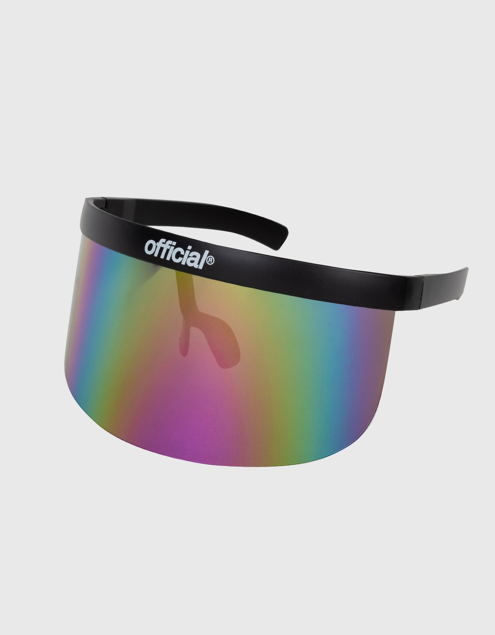 Rainbow Mirror Face Visor / Eye Shield by The Official Brand