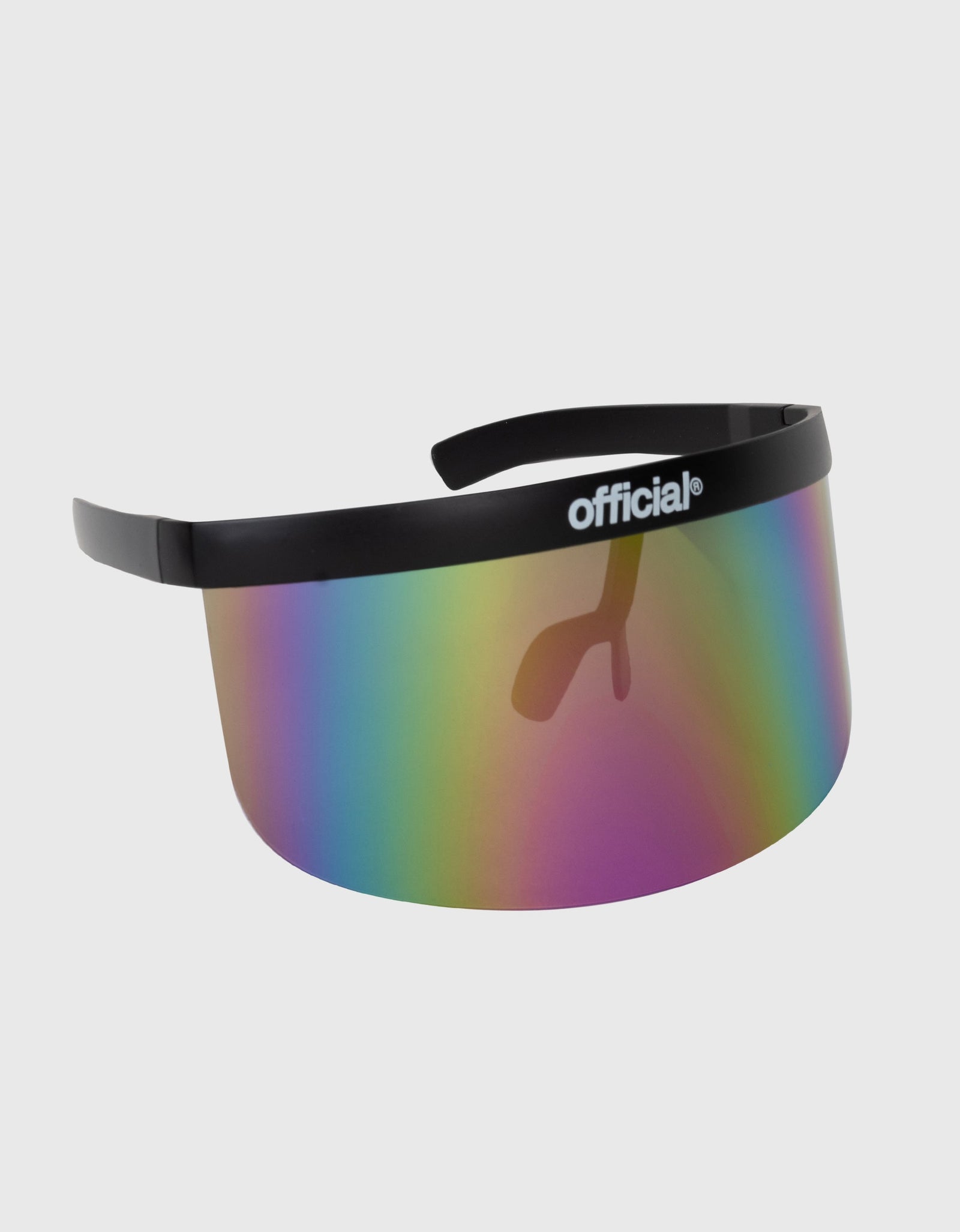 Rainbow Mirror Face Visor / Eye Shield by The Official Brand