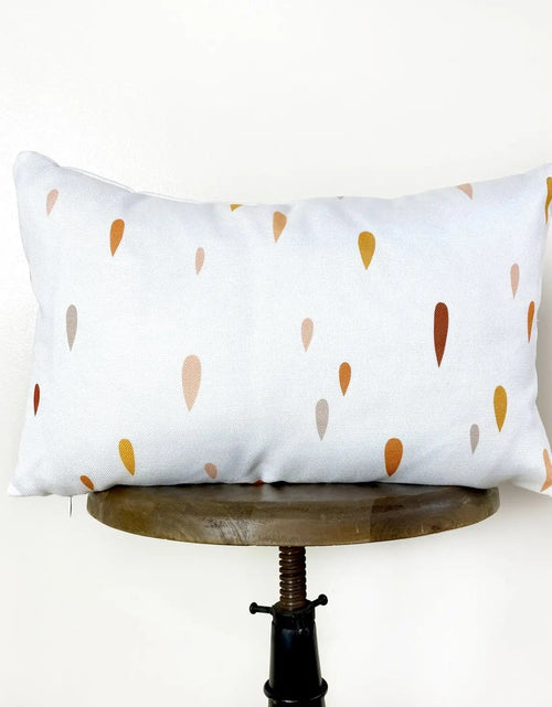 Load image into Gallery viewer, Raindrop Pattern | Throw Pillow Cover 18 x 12 | Baby Nursery Decor | Baby Shower Decorations | Nursery Pillow | Gift Ideas by UniikPillows
