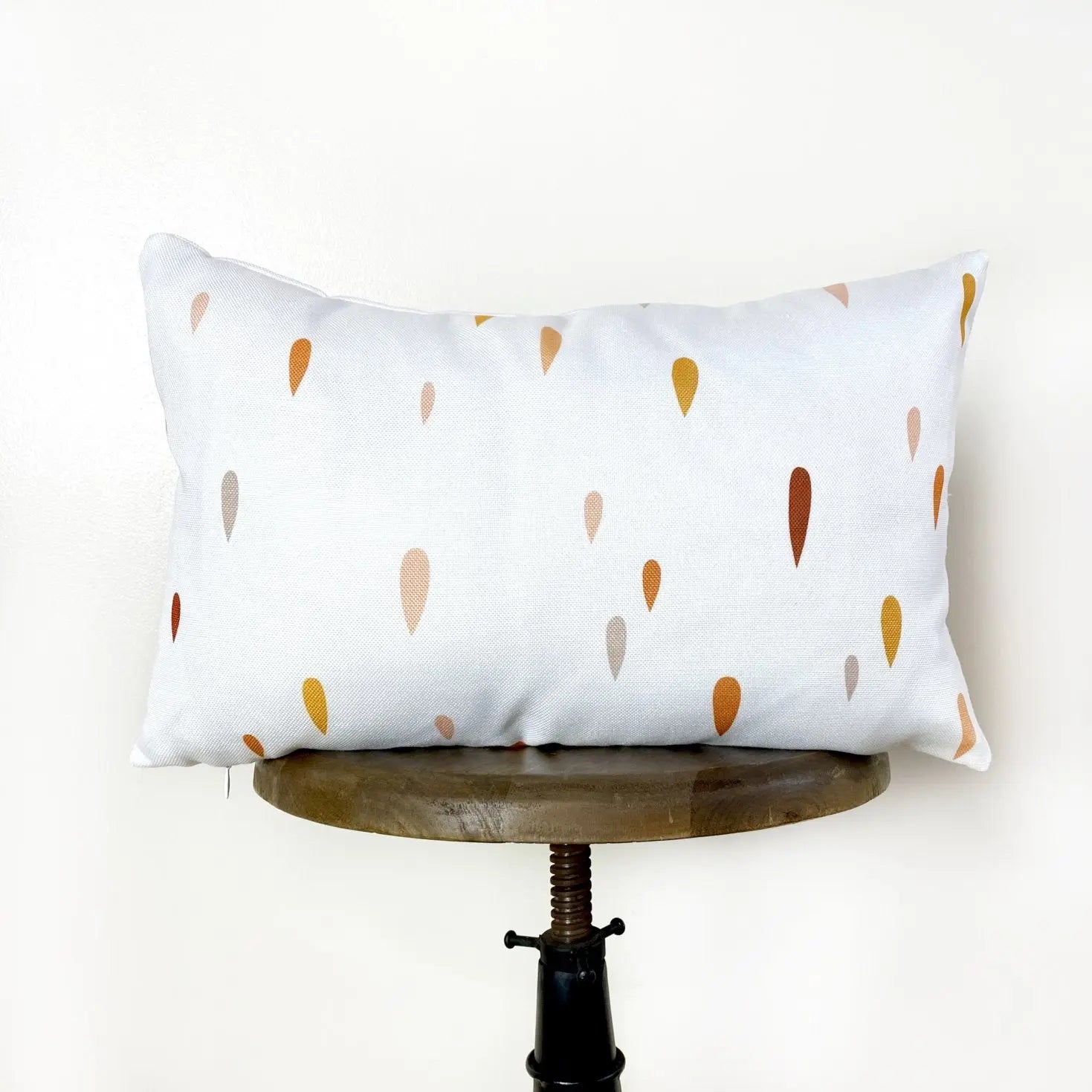 Raindrop Pattern | Throw Pillow Cover 18 x 12 | Baby Nursery Decor | Baby Shower Decorations | Nursery Pillow | Gift Ideas by UniikPillows