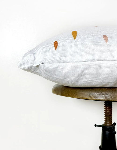 Load image into Gallery viewer, Raindrop Pattern | Throw Pillow Cover 18 x 12 | Baby Nursery Decor | Baby Shower Decorations | Nursery Pillow | Gift Ideas by UniikPillows
