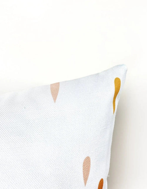 Load image into Gallery viewer, Raindrop Pattern | Throw Pillow Cover 18 x 12 | Baby Nursery Decor | Baby Shower Decorations | Nursery Pillow | Gift Ideas by UniikPillows

