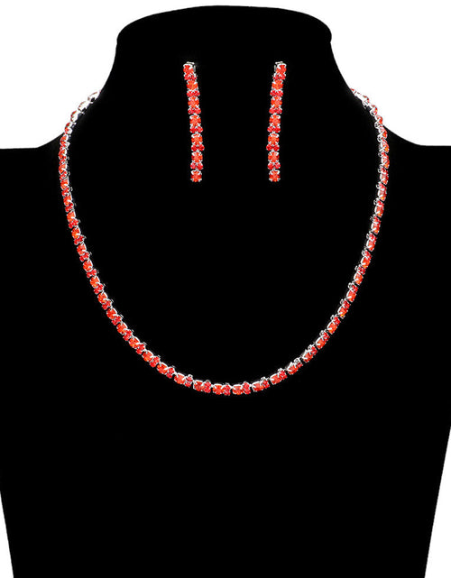 Load image into Gallery viewer, Rhinestone Cluster Jewelry Set by Madeline Love
