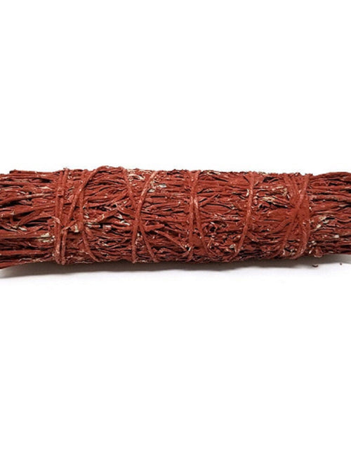 Load image into Gallery viewer, Dragon's Blood Red  Sage Smudge Stick 4" - 1 bundle by OMSutra
