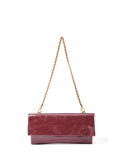 Load image into Gallery viewer, Rei Leather Bag, Red Wine by Bob Oré

