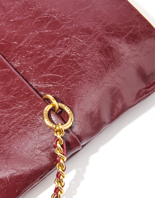 Load image into Gallery viewer, Rei Leather Bag, Red Wine by Bob Oré
