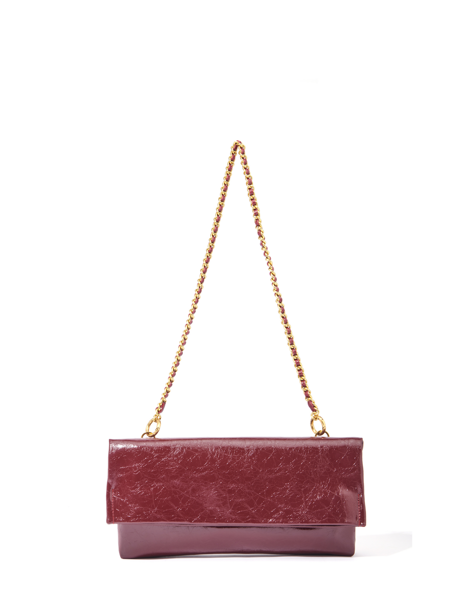 Rei Leather Bag, Red Wine by Bob Oré