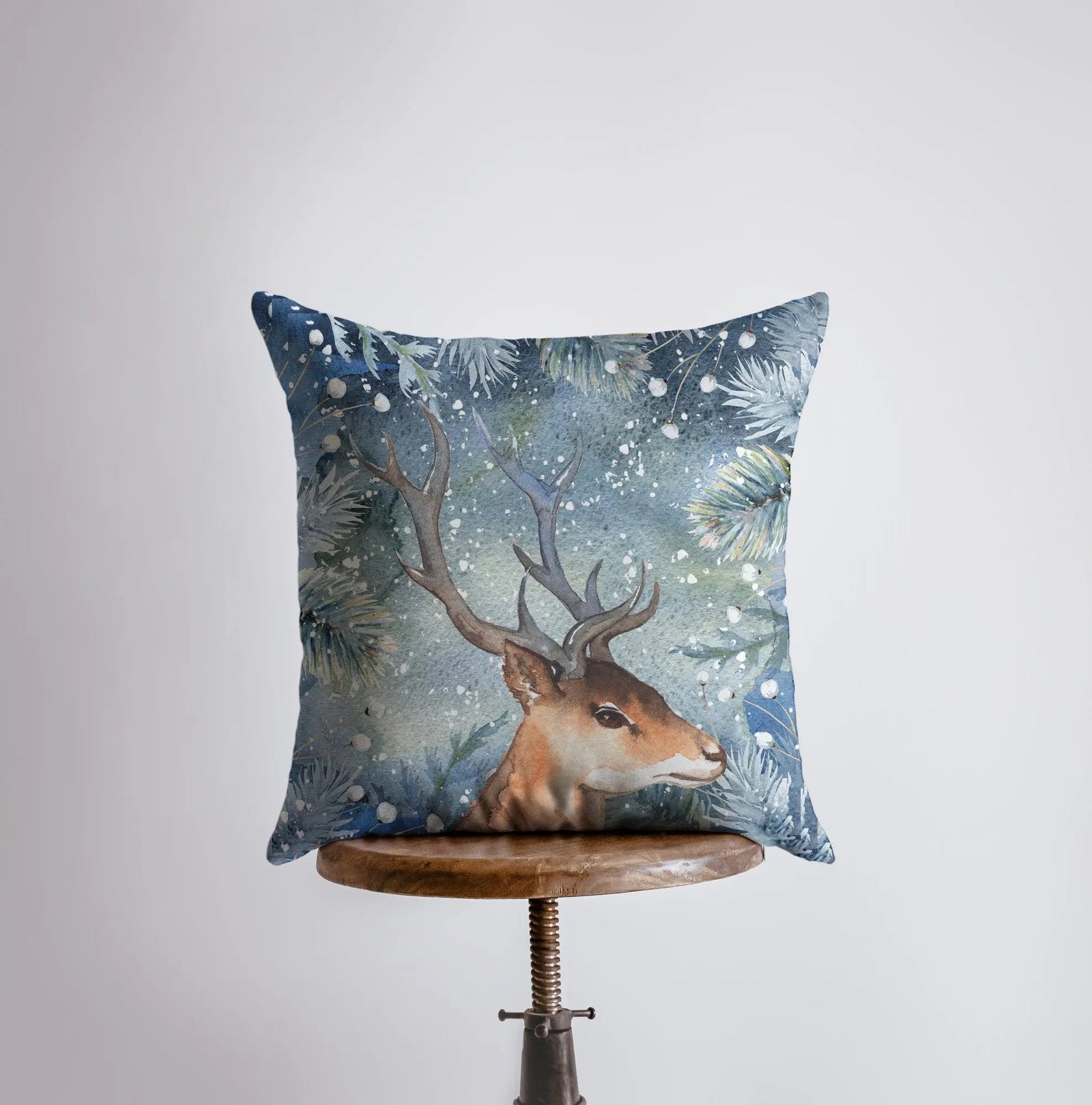 Reindeer Horns | Throw Pillows | Christmas Pillow | Decorative Pillows for Couch | Home Decor Christmas | Decor Pillows for Couch | Christmas Gift by UniikPillows