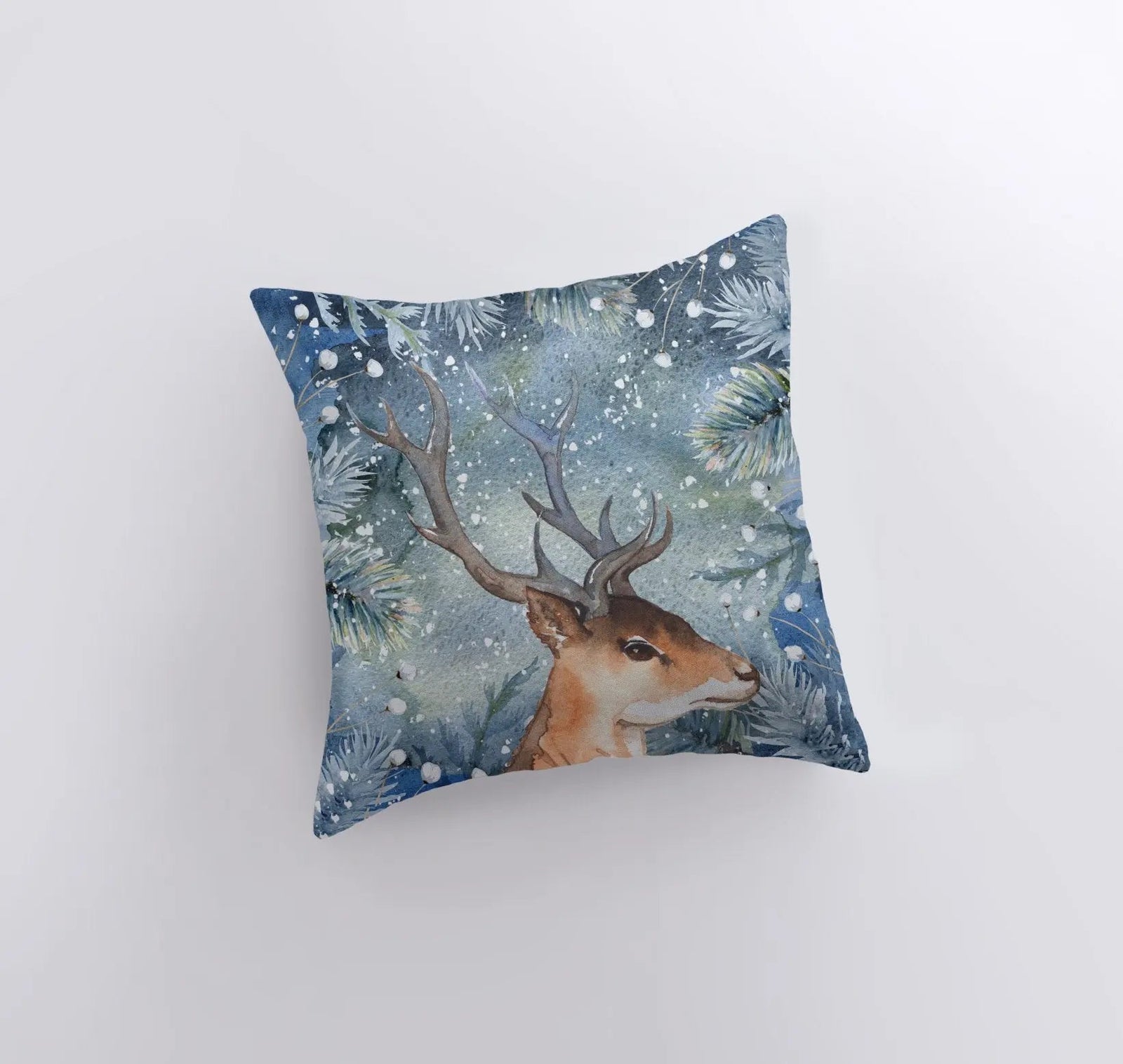 Reindeer Horns | Throw Pillows | Christmas Pillow | Decorative Pillows for Couch | Home Decor Christmas | Decor Pillows for Couch | Christmas Gift by UniikPillows