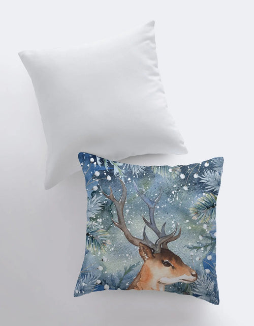 Load image into Gallery viewer, Reindeer Horns | Throw Pillows | Christmas Pillow | Decorative Pillows for Couch | Home Decor Christmas | Decor Pillows for Couch | Christmas Gift by UniikPillows
