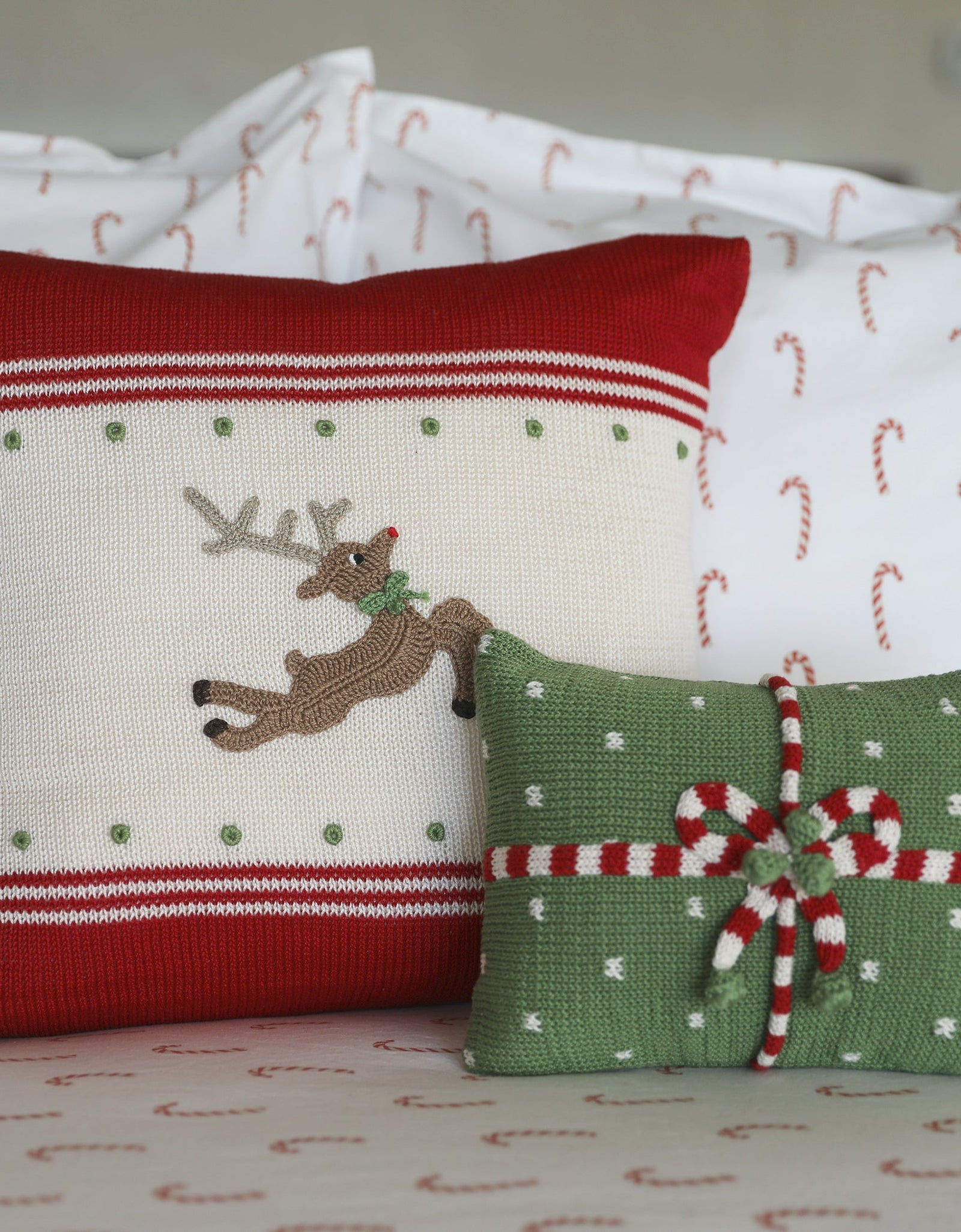 Reindeer 14" Pillow by Melange Collection
