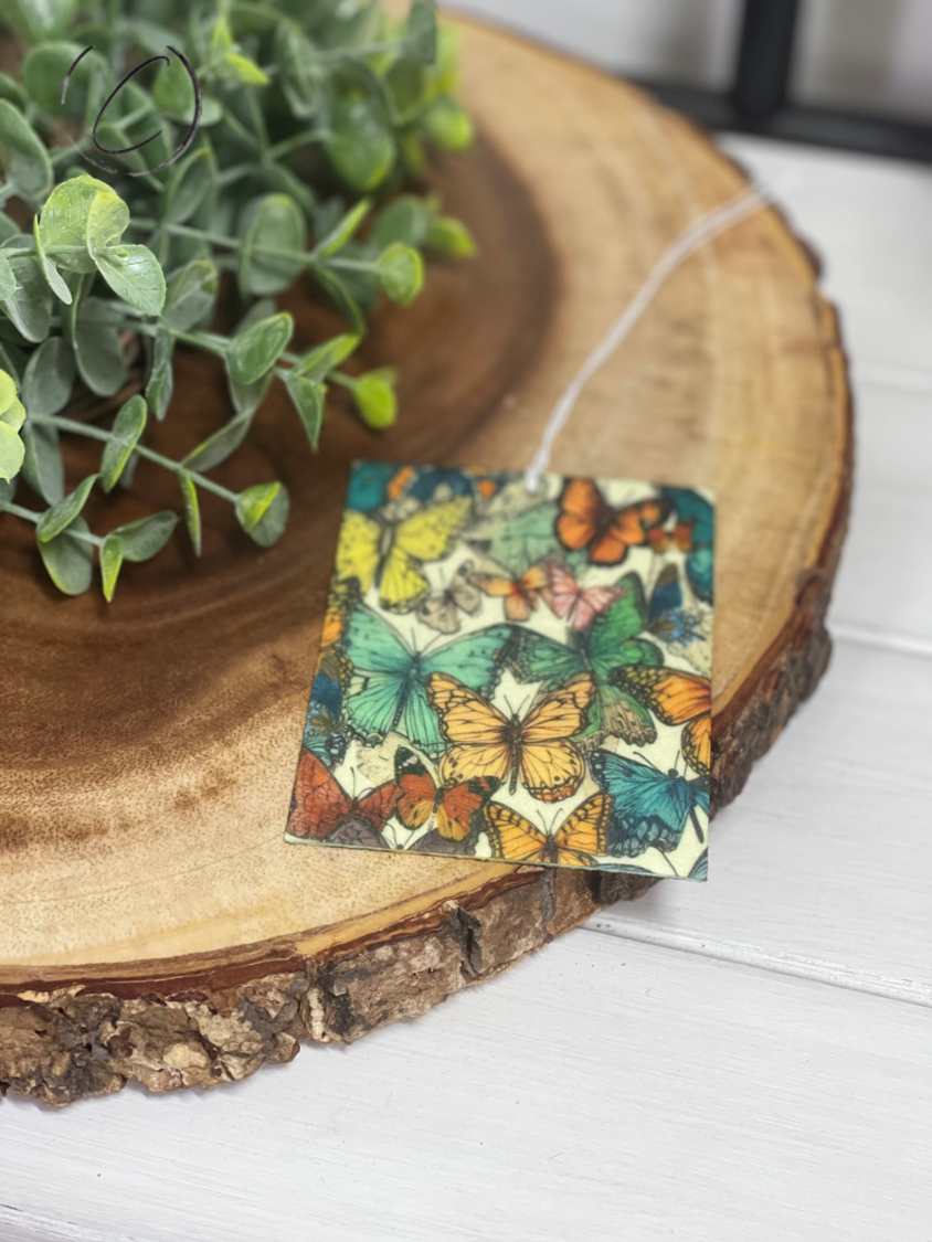 Retro Butterflies Car Freshener by CMD Wholesale