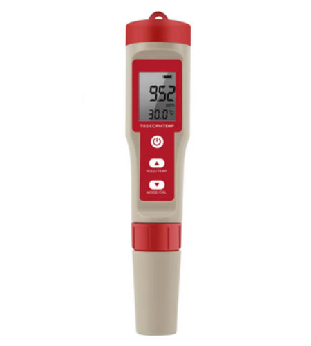 4 in 1 Digital PH EC Meter LCD Tester Pocket Hydroponics Aquarium Water Test Pen