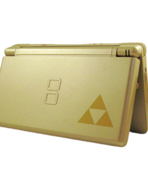 Load image into Gallery viewer, Replacement Housing for Nintendo DS Lite Glass Lens Shell Gold Zelda Triforce
