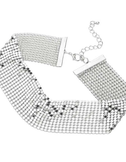 Load image into Gallery viewer, Metal Choker Jewelry Set by Madeline Love
