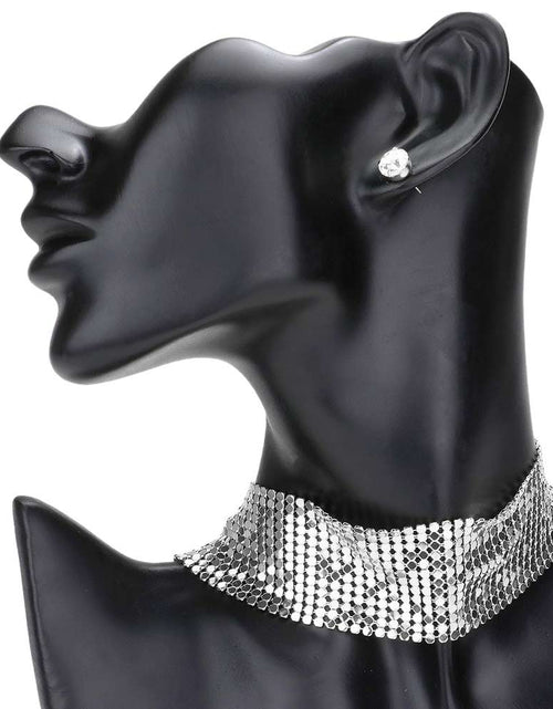 Load image into Gallery viewer, Metal Choker Jewelry Set by Madeline Love
