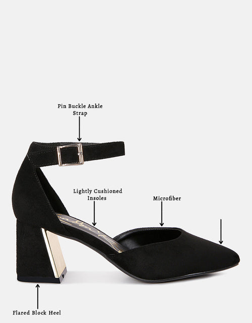 Load image into Gallery viewer, rory metallic sling detail block heel sandals by London Rag

