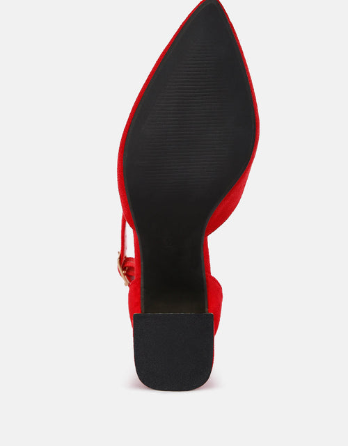 Load image into Gallery viewer, rory metallic sling detail block heel sandals by London Rag
