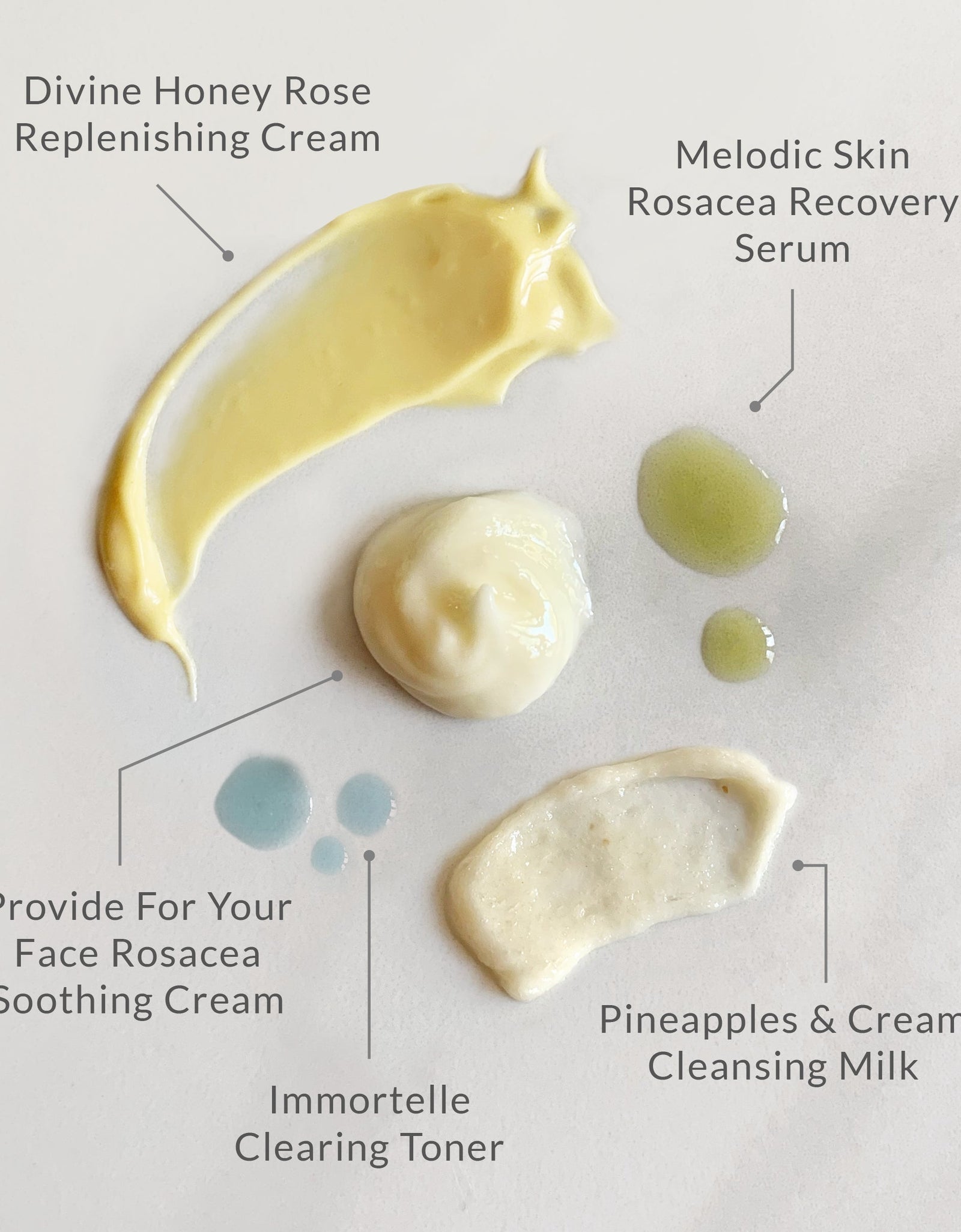 Rosacea Repair Mini Collection in Swiss Violet Glass by Rosemira