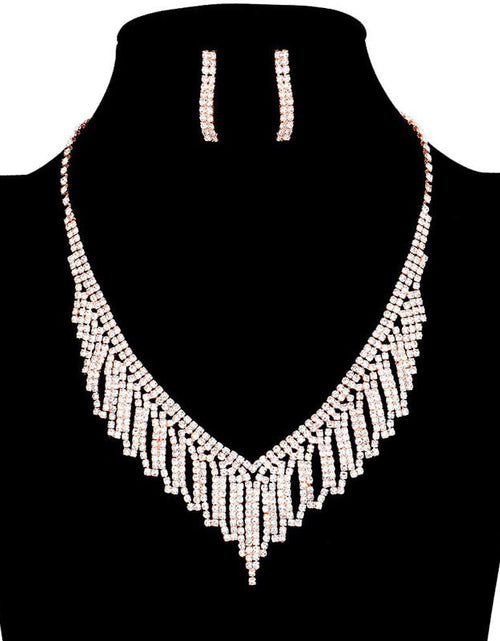 Load image into Gallery viewer, Rhinestone Pave Collar Necklace by Madeline Love
