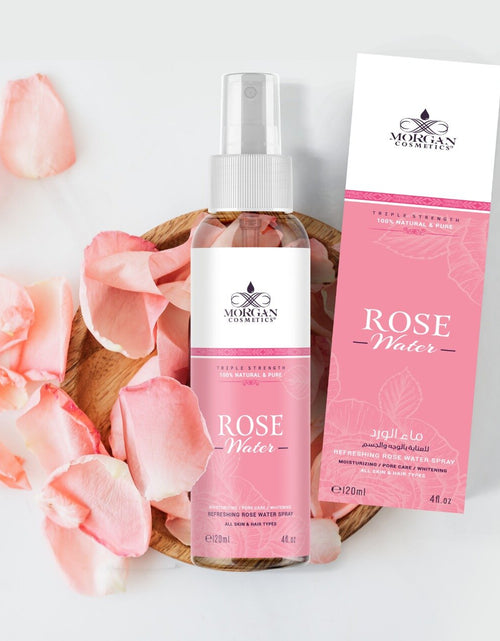 Load image into Gallery viewer, Pure Moroccan Rose Water 4 oz by Morgan Cosmetics
