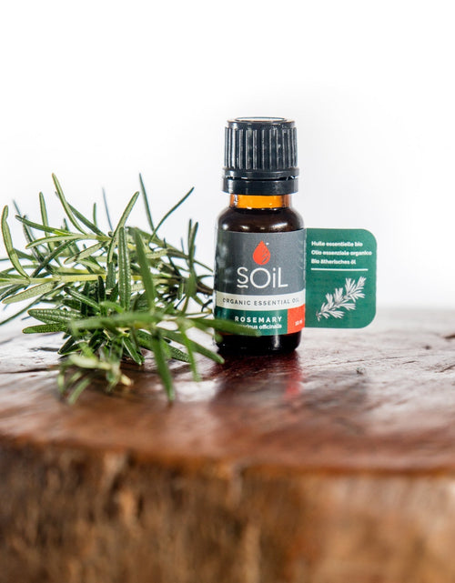 Load image into Gallery viewer, Organic Rosemary Essential Oil (Rosemarinus Officinalis) 10ml by SOiL Organic Aromatherapy and Skincare
