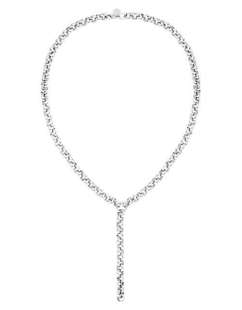 Load image into Gallery viewer, Royal Rolo Chain Lariat by eklexic jewelry
