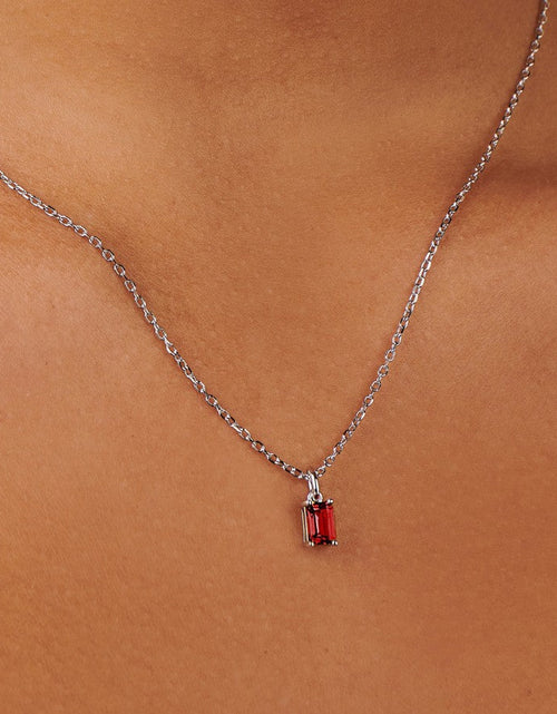 Load image into Gallery viewer, Ruby Silver Charm by Little Sky Stone
