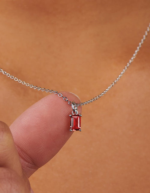 Load image into Gallery viewer, Ruby Silver Charm by Little Sky Stone

