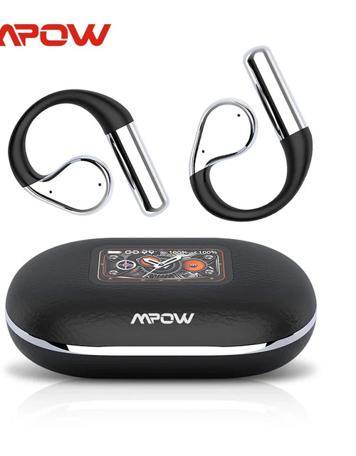 Load image into Gallery viewer, Mpow Q31 Wireless Earbuds 60hrs Bluetooth 5.4 Sport Earphones with Earhooks ENC Noise Cancelling Mic Earbuds for Workout/Running
