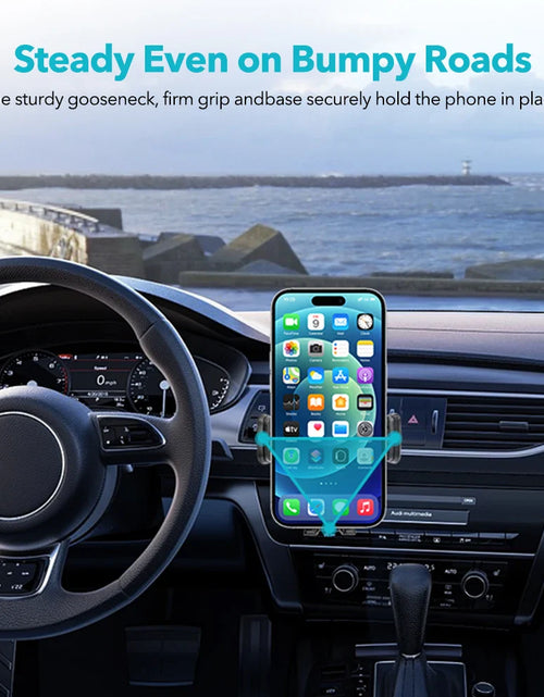 Load image into Gallery viewer, Mpow CA104 Universal Car Phone Mount Windshield Dashboard Car Phone Holder with Long Gooseneck for iPhone 14 15 Plus Samsung
