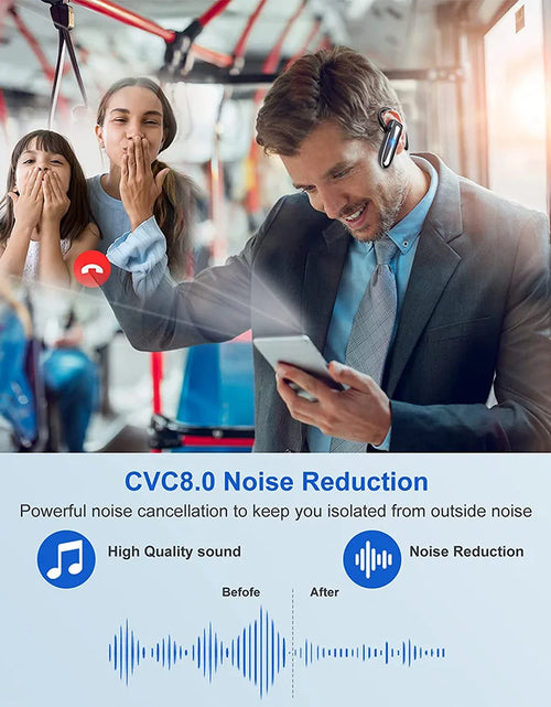 Load image into Gallery viewer, Mpow 530 Bluetooth 5.1 Headset Handsfree Calling Bluetooth Wireless Headphone with 10H Talk Time for Business Car Driver Trucker
