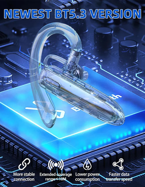 Load image into Gallery viewer, Mpow YYK530 Bluetooth Business Earpiece V5.3 Noise Cancellation Wireless Trucker Handsfree Earphone In Ear 12H Talk Time Headset
