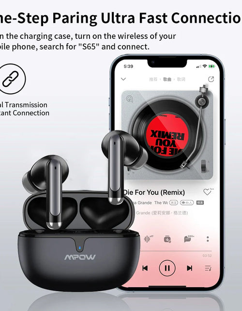 Load image into Gallery viewer, Mpow S65 True Wireless Earbuds - Bluetooth 5.3 Headphones with 30H Playback SBC Low-Latency Gaming Mode in-Ear Earbuds for Phone
