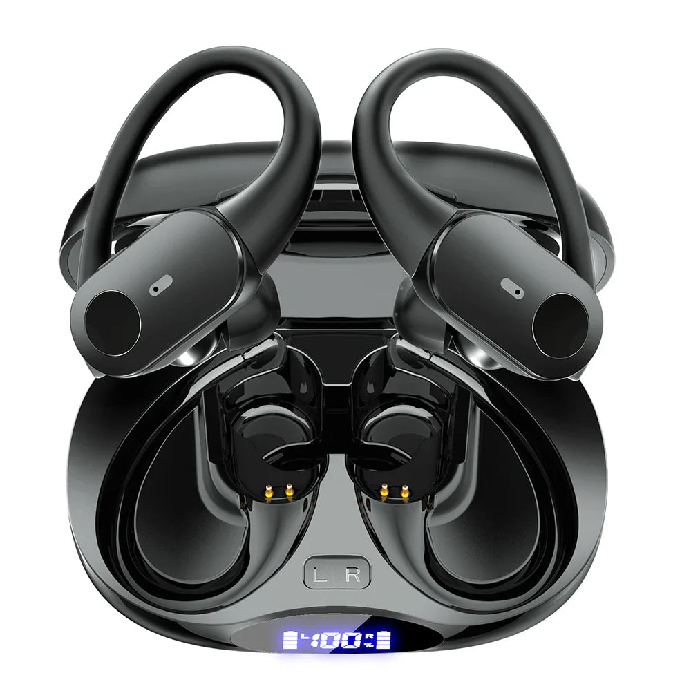 Mpow T68 Deep Bass Wireless Earbuds Bluetooth 5.3 TWS Earphones in-Ear LED Display Waterproof True Earphones for Work Gym Sports