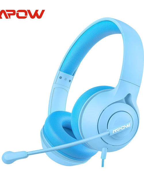 Load image into Gallery viewer, Mpow LH1 Kids Headphones with Microphone,Safe Volume Limiter 94dB,3.5mm Jack On-Ear Headset for Children Teens Girls Boys School
