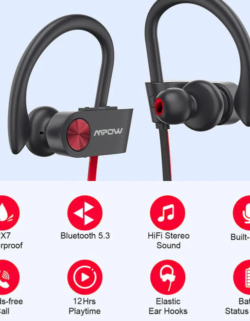 Load image into Gallery viewer, 2024 New Mpow Flame True Wireless Bluetooth Earbuds CVC6.0 Noise Cancelling V5.3 IPX7 Waterproof Sport Earphones 12H Playtime
