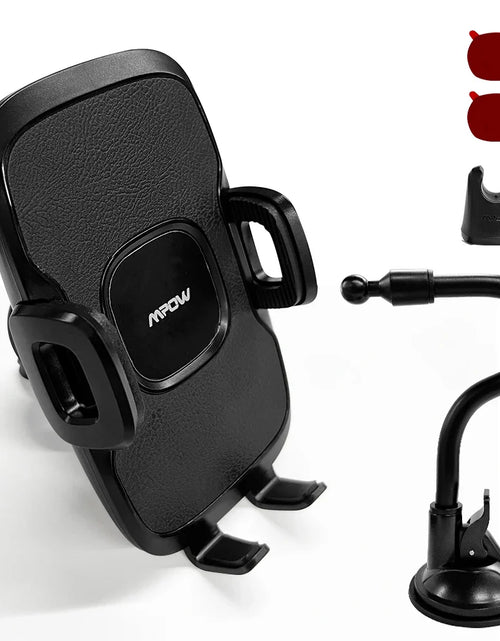 Load image into Gallery viewer, Mpow CA104 Universal Car Phone Mount Windshield Dashboard Car Phone Holder with Long Gooseneck for iPhone 14 15 Plus Samsung
