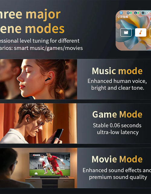 Load image into Gallery viewer, Mpow LX-10 Touch Screen Bluetooth 5.4 Earphones ANC Active Noise Cancelling Headphones In-ear Stem Touch Bluetooth Headphones
