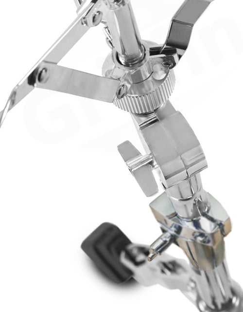 Load image into Gallery viewer, Premium Snare Drum Stand by GRIFFIN - Double Braced Heavy-Duty Weight Mount for Snares, Tom Drums &amp; Adjustable Practice Pad - Percussion Hardware Kit by GeekStands.com
