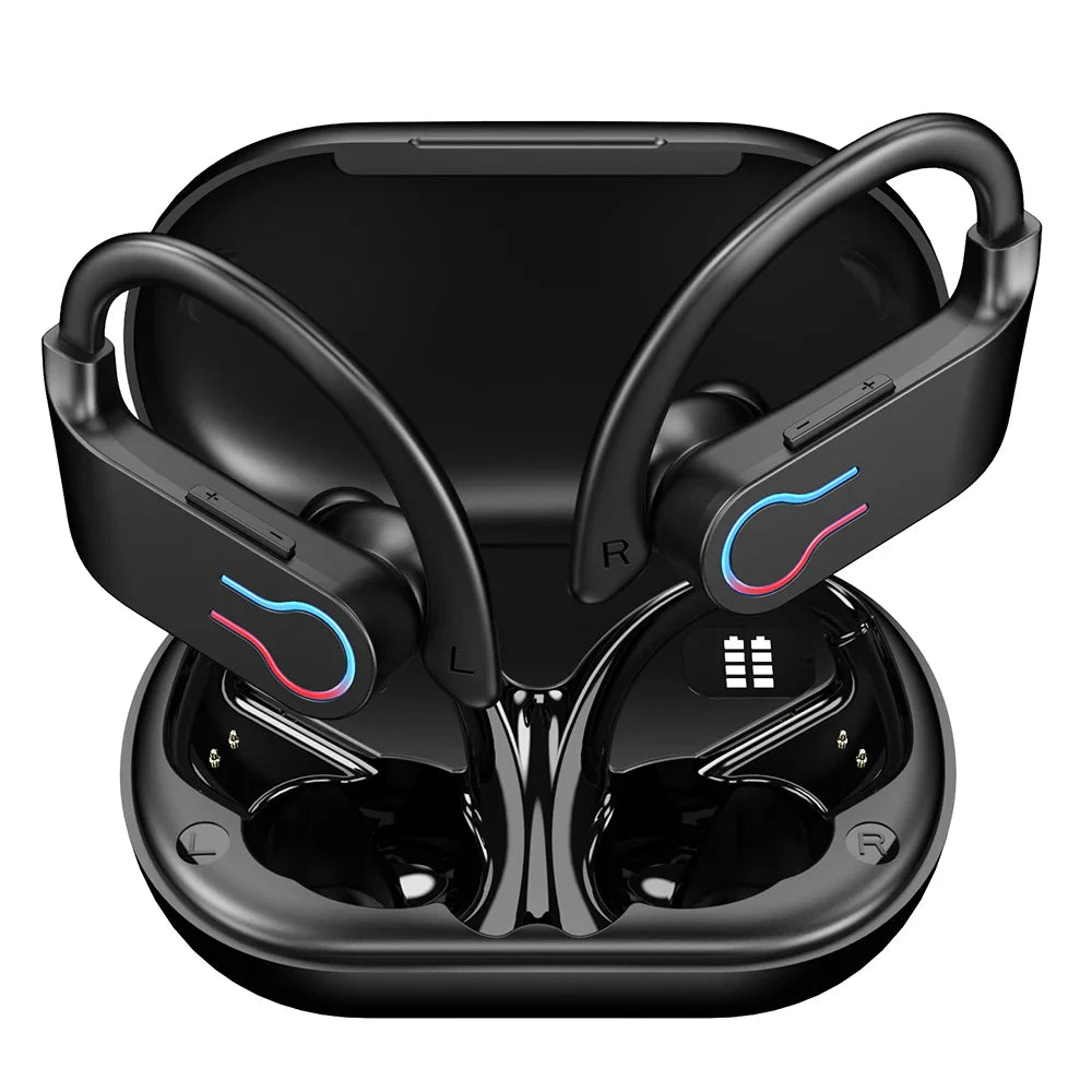 Mpow Q63 Bluetooth 5.3 Earphones Sports Headset Wireless In-Ear 200H Standby Time IPX7 Waterproof HiFi Stereo Gaming Earbuds